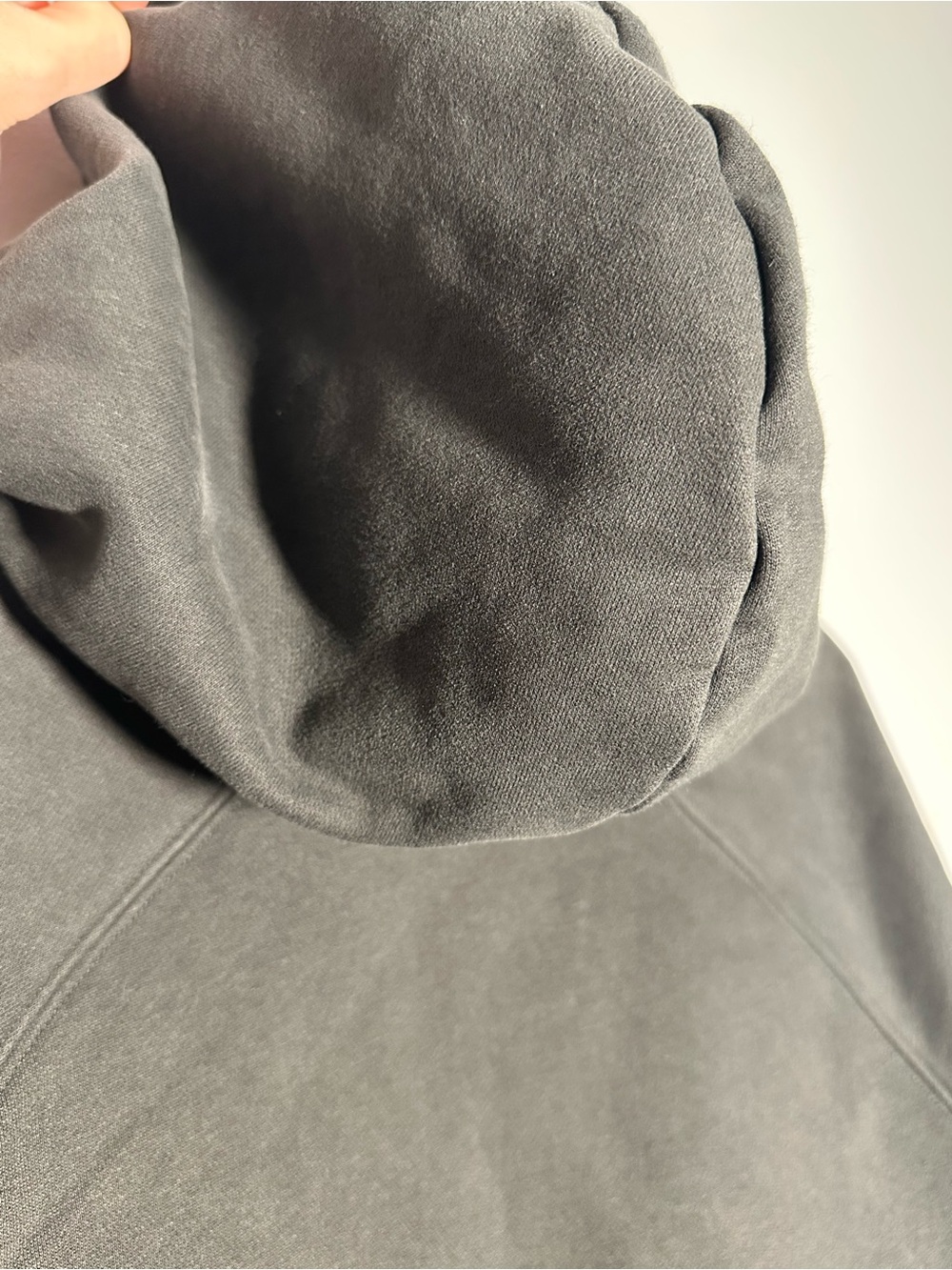 Vuori Restore Half-Zip Hoodie in Washed Black Medium - Picture 7 of 13